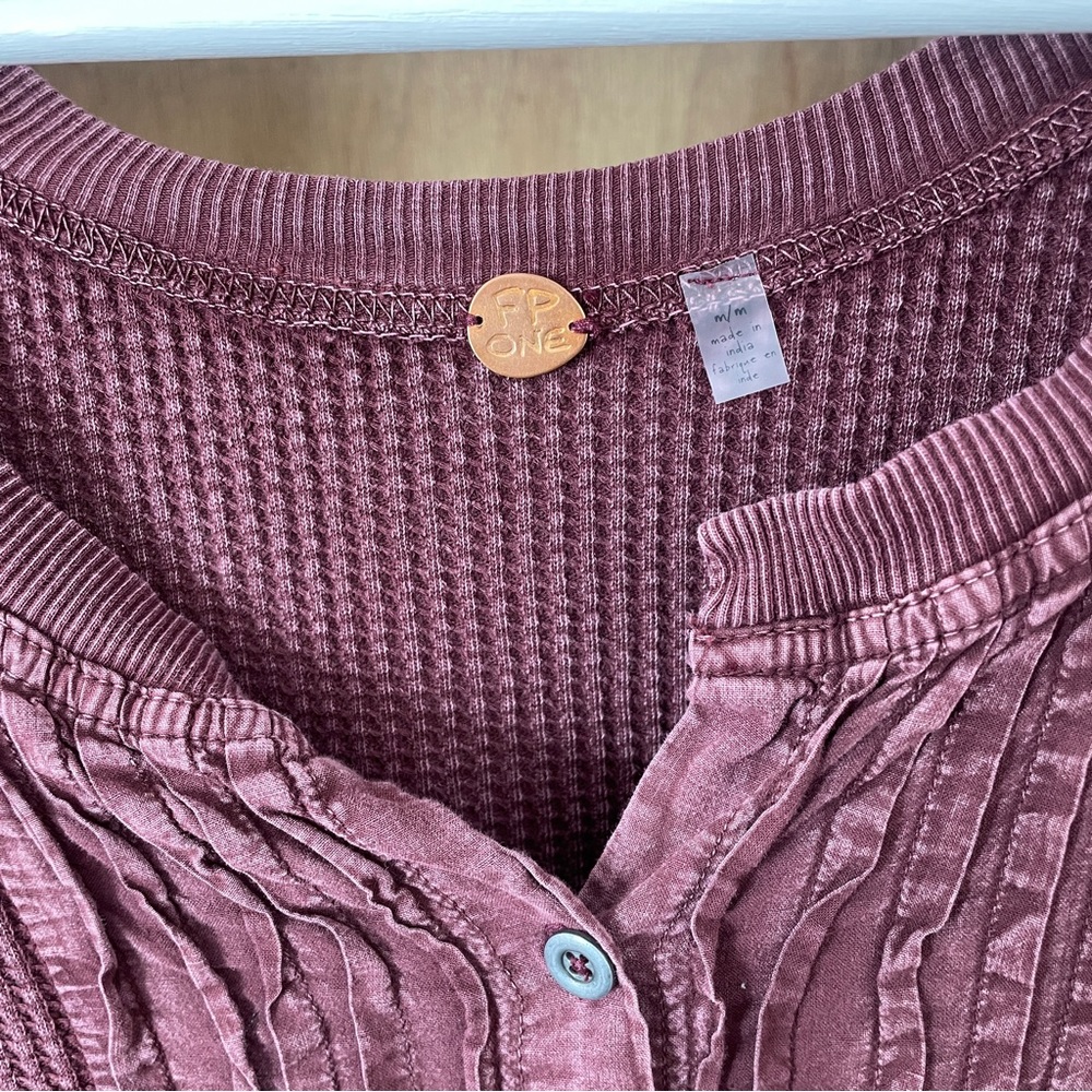 Free People Jolene Mini Dress - Wine/burgundy - Picture 5 of 6